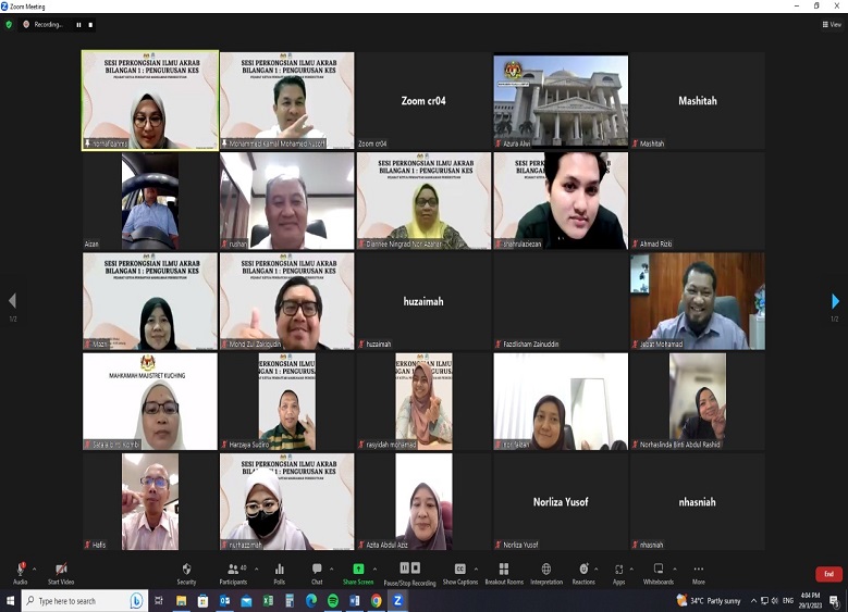 Sesi Perkongsian Ilmu AKRAB Bil. 1 (Pengurusan Kes) (4.4.2023)