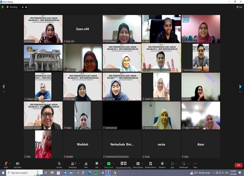 Sesi Perkongsian Ilmu AKRAB Bil. 2 (Seni Berkomunikasi) (10.5.2023)